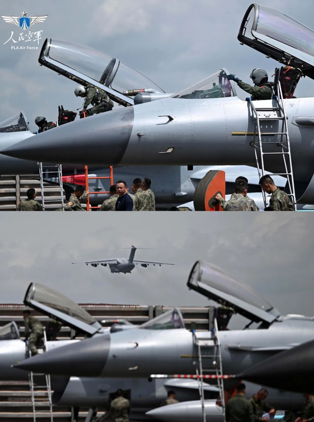 中方参加联训部队抵达泰国空军基地，一场跨越山海的握手